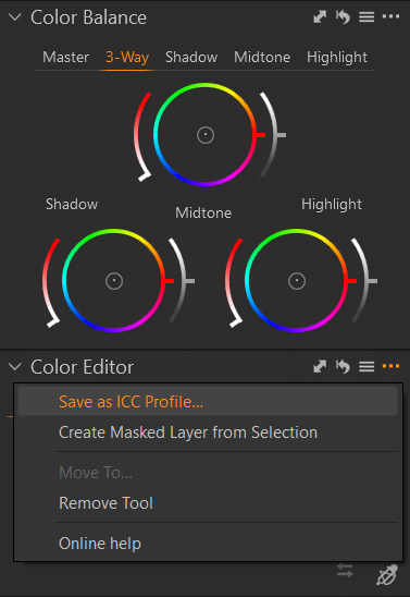 Individual Color Profiles in Capture One Pro